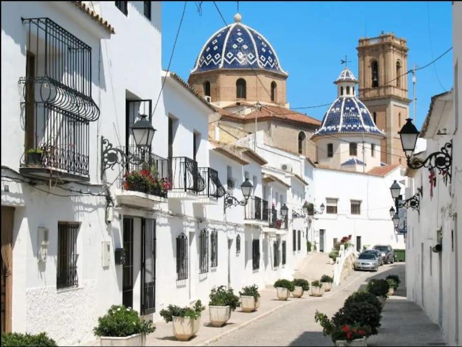 Ferienwohnung Pueblo Mascarat Con Vista Al Mar Altea la Vieja Exterior foto